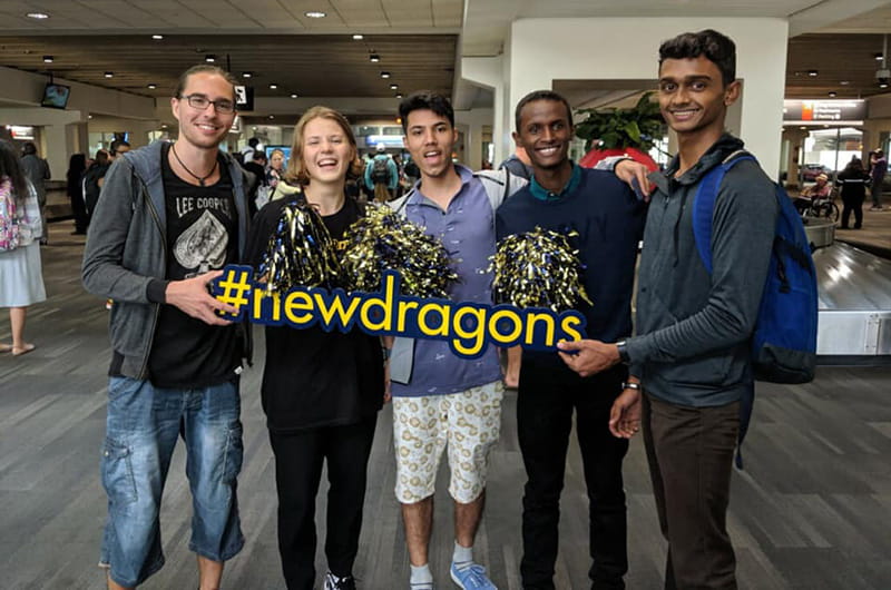 Drexel students attending a Welcome Week event in 2019 (pre-pandemic photo).