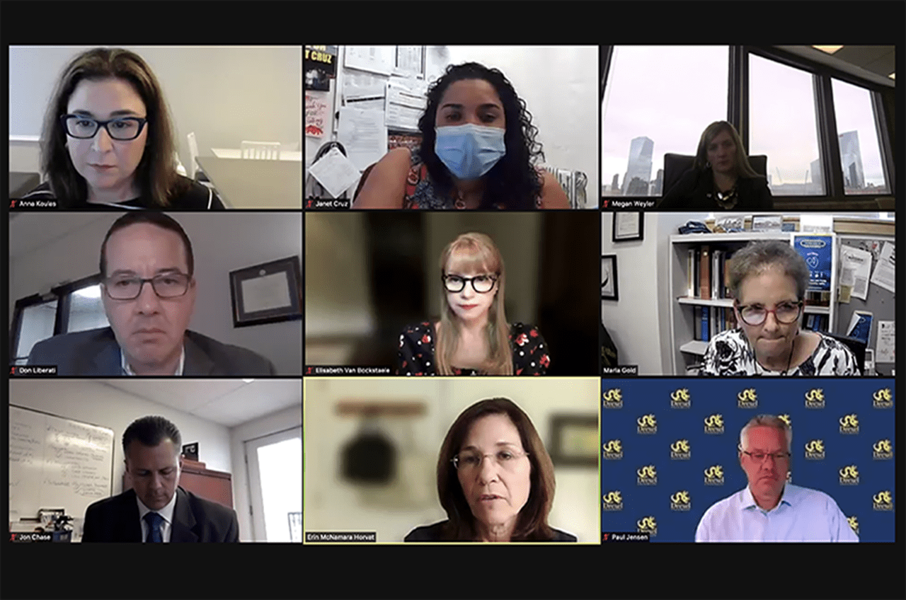 A screenshot of participants at the Sept. 17 event.