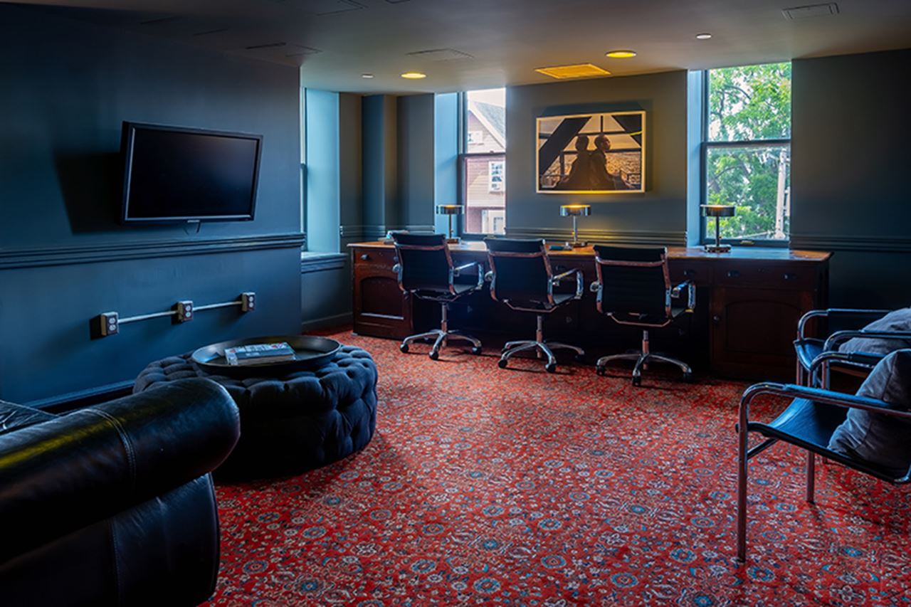 Work spaces at Writers Room. Photo credit: Jeff Fusco.