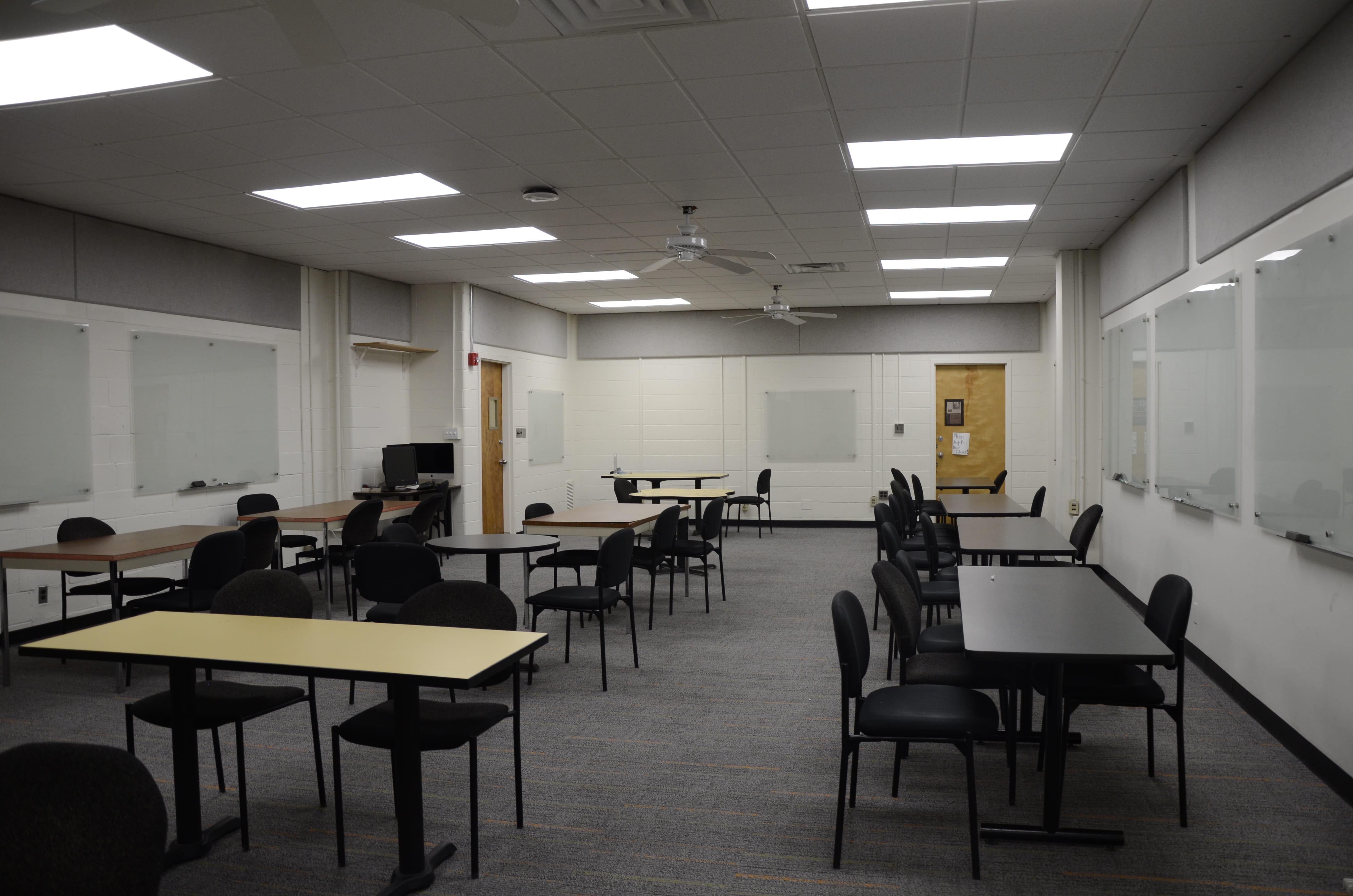 One of the areas for the Math Resource Center's help sessions. 