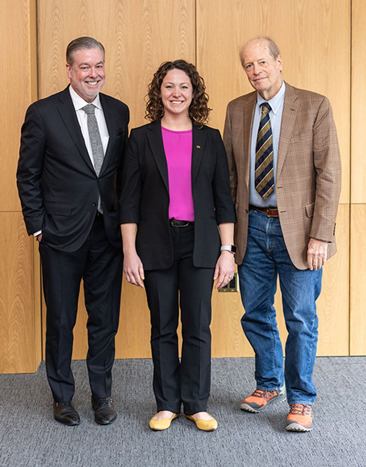 John Fry, Kara Spiller and Dick Hayne