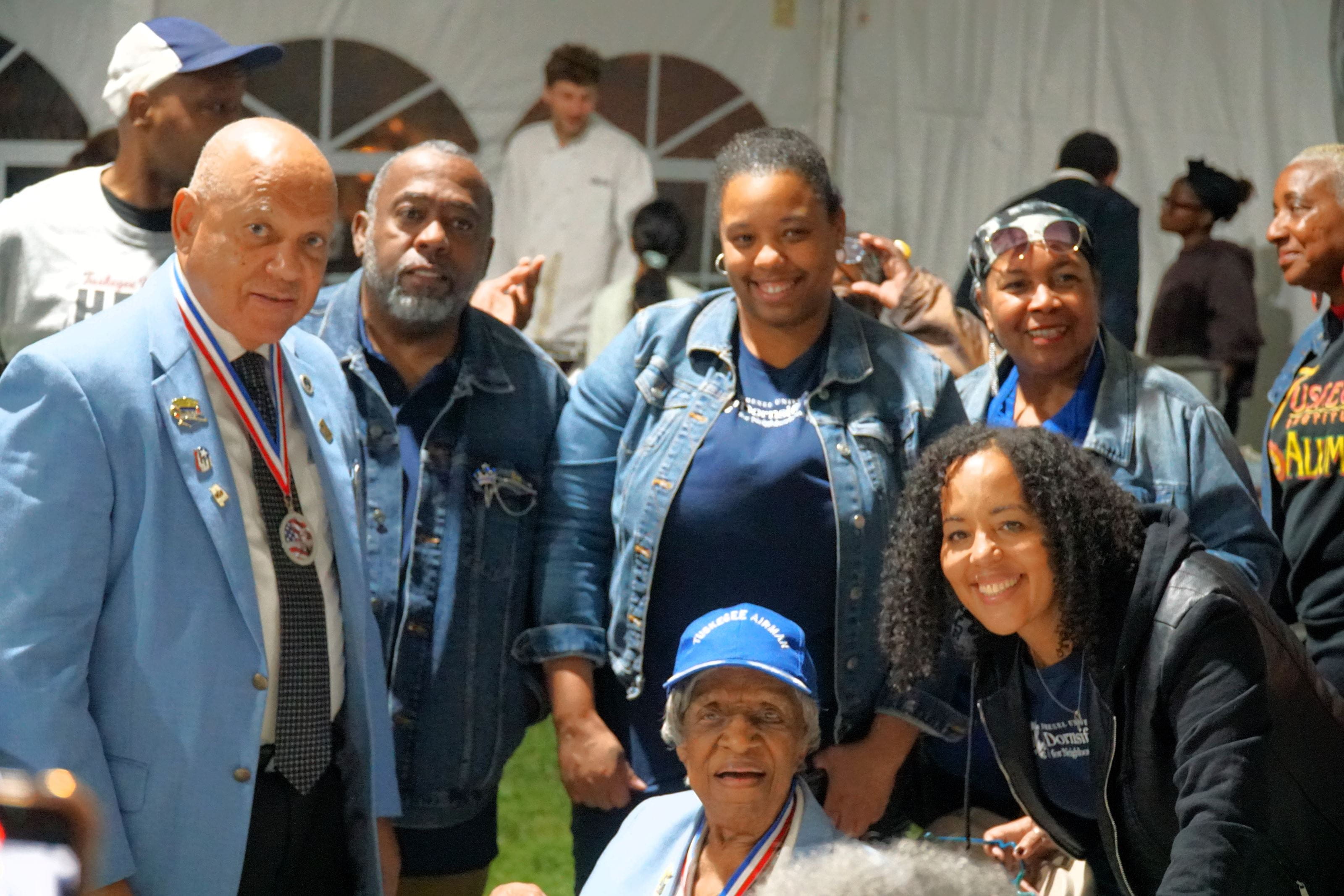 Alma Bailey with Dornsife Center staff