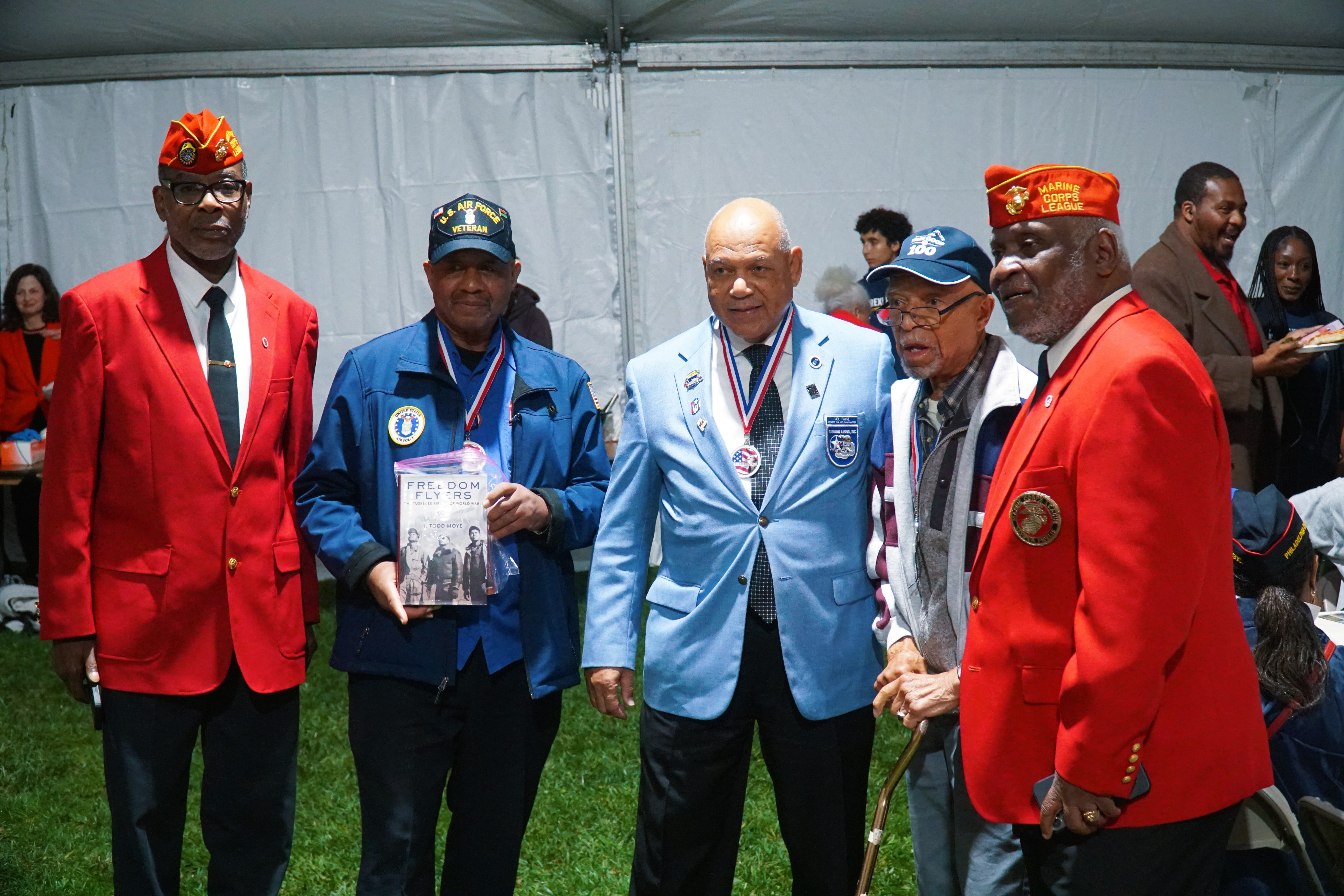 Members of the Greater Philadelphia Chapter Tuskegee Airmen