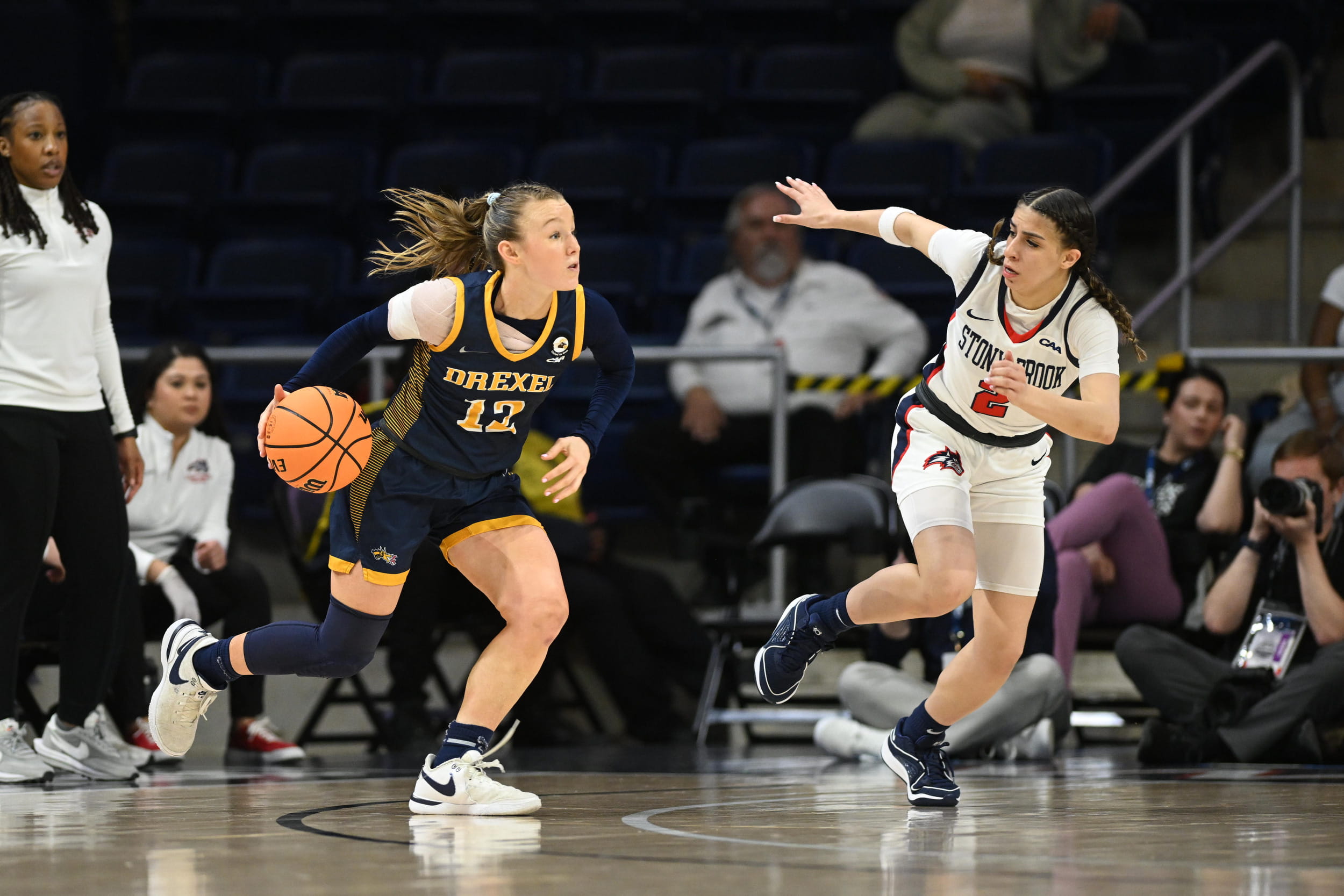 Grace O'Neill in the CAA finals