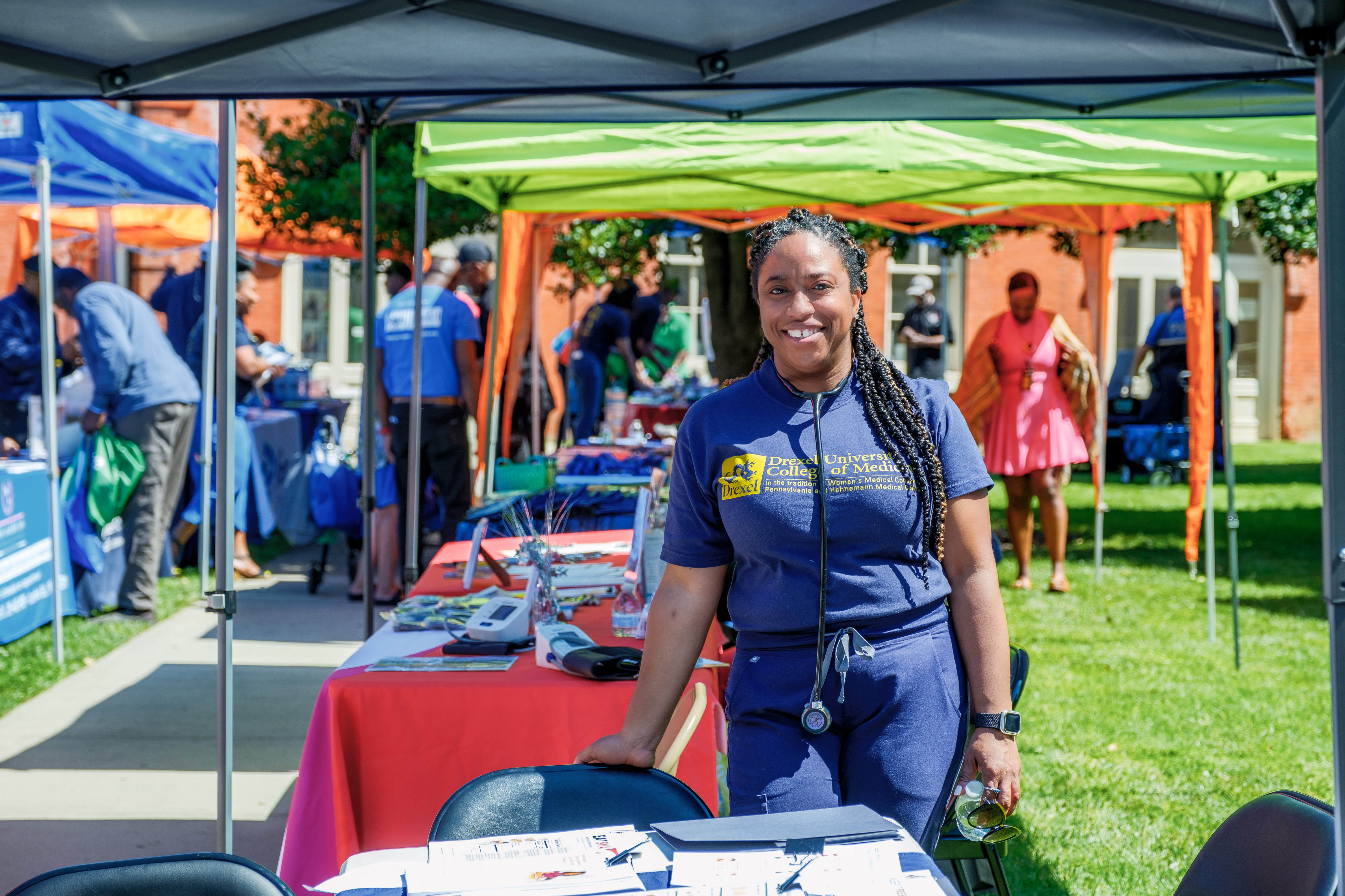 Annette Gadegbeku, who will serve as a liaison connecting Drexel and Jefferson researchers with the needs of the local community, was recently appointed assistant director for belonging, justie, diversity, equity and inclusion at the cancer center. Photo credit Jeff Fusco.