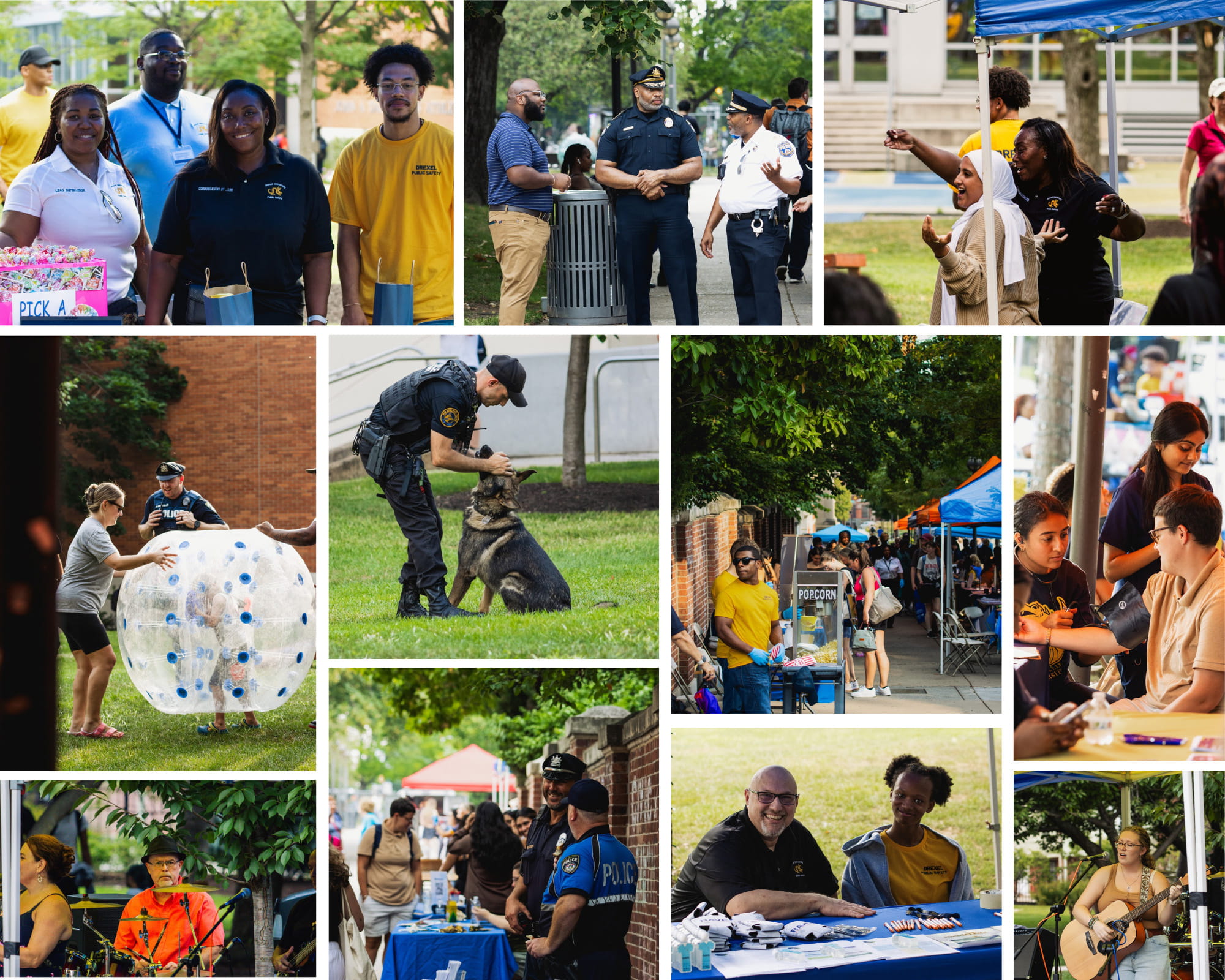 A collection of snapshots from the fun-filled community event National Night Out, hosted by Public Safety and campus partners a couple weeks ago.]