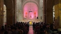 A classical guitar concert of Croatian-born Ana Vidovic performing in Girona, Spain, on Sept. 3, 2022.