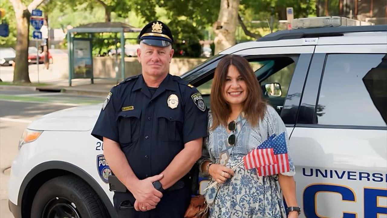 Captain Hall and Philadelphia community member Mayra Soto
