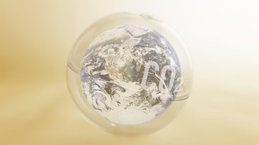 carbon dioxide globe.