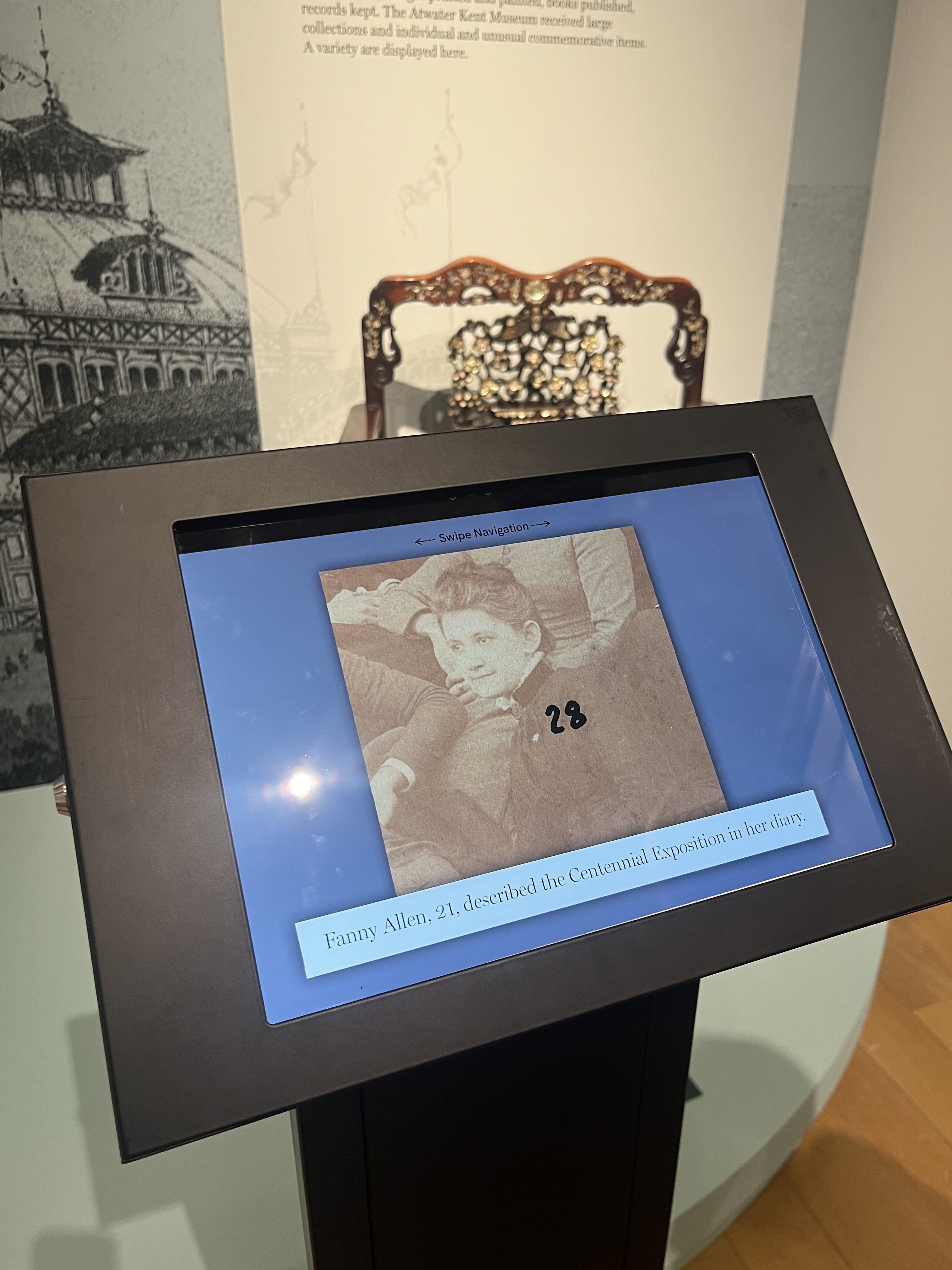 A photo of Frances Allen de Ford, MD, as a member of the Woman’s Medical College of Pennsylvania’s Class of 1887. 
