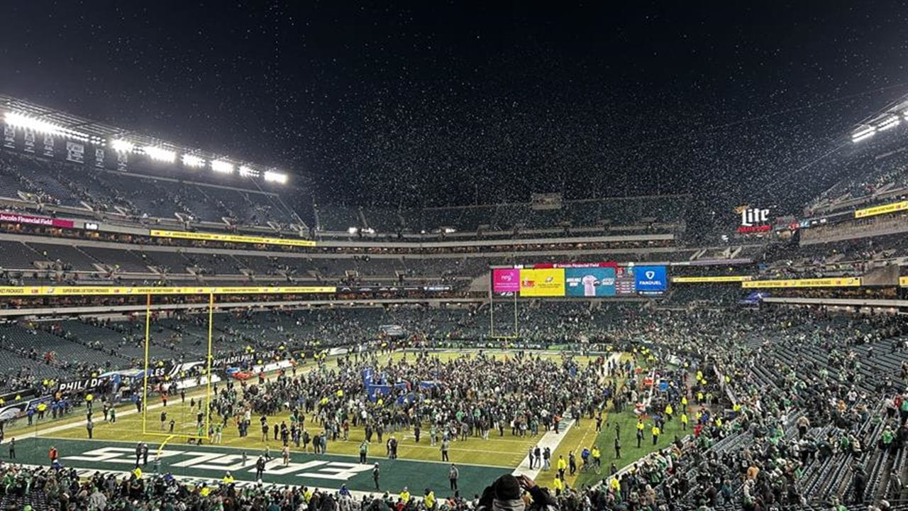 Eagles NFC celebration