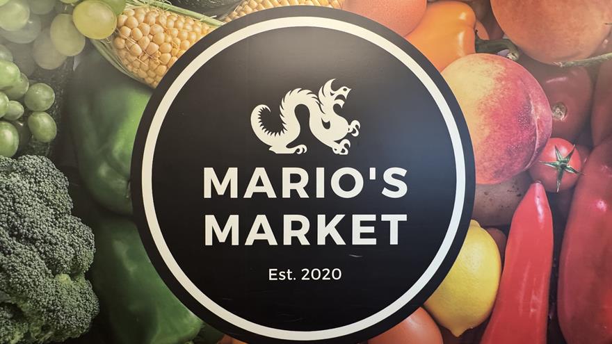 Mario's Market mural