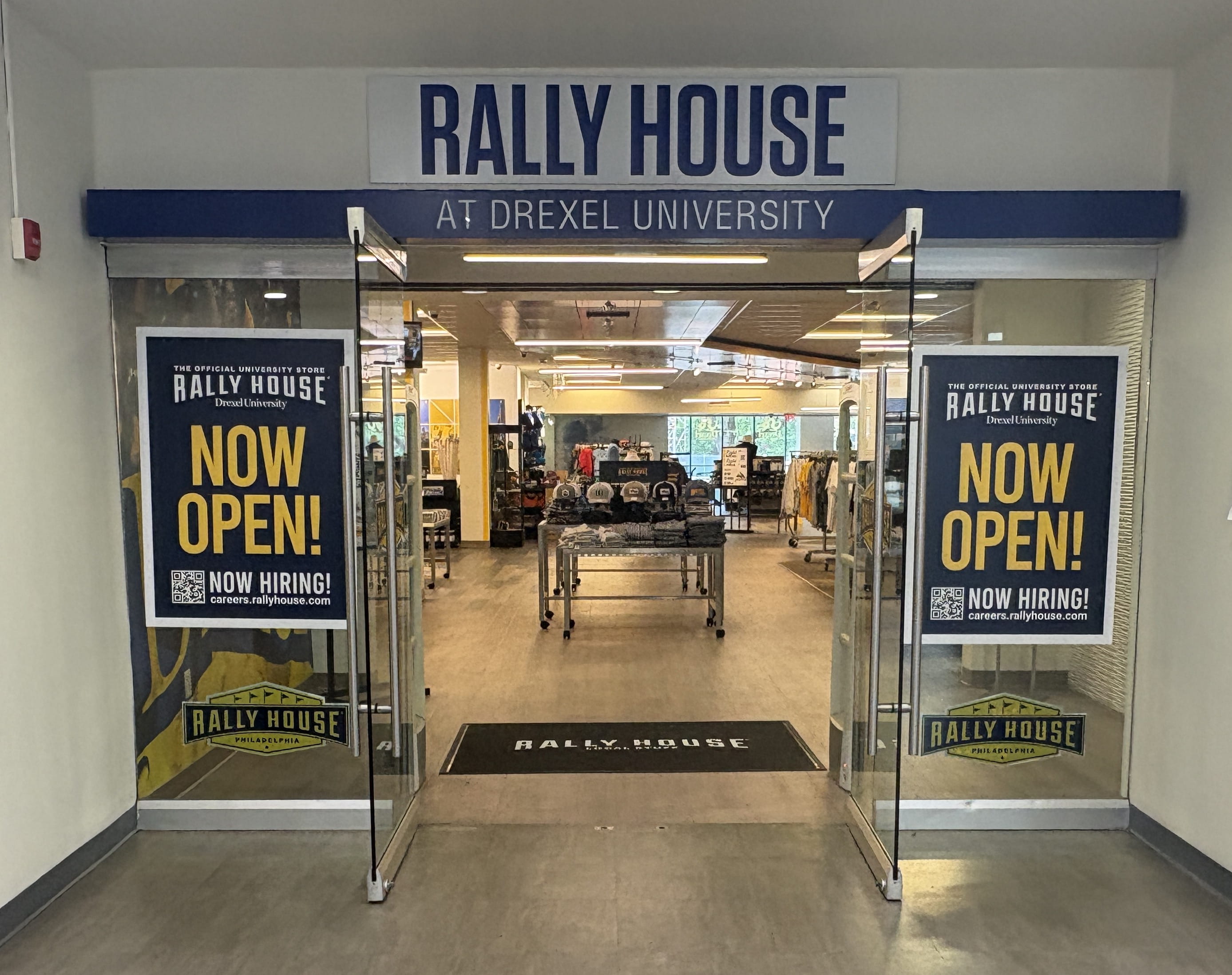 Rally House at Drexel University entrance