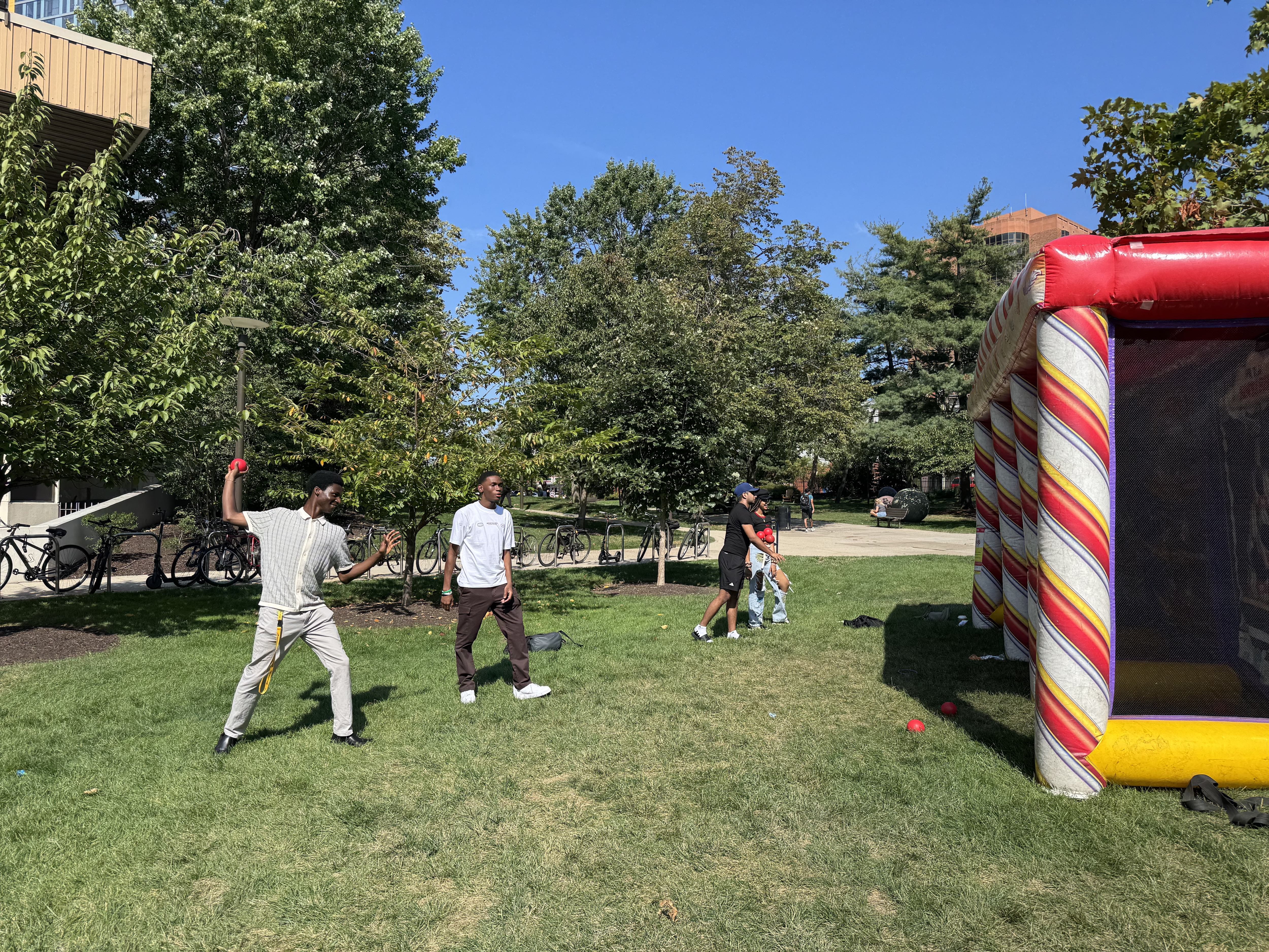Students at Monday Funday