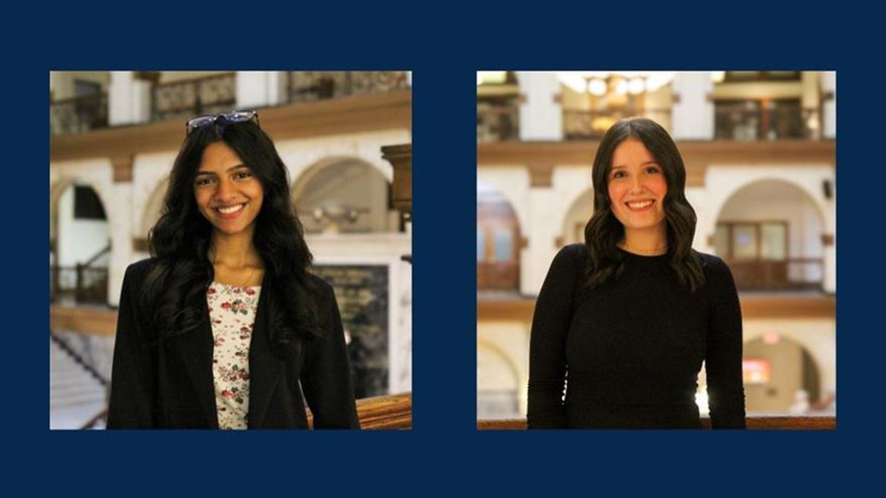 Sanjna Srinivasan and Lucy Nightingale