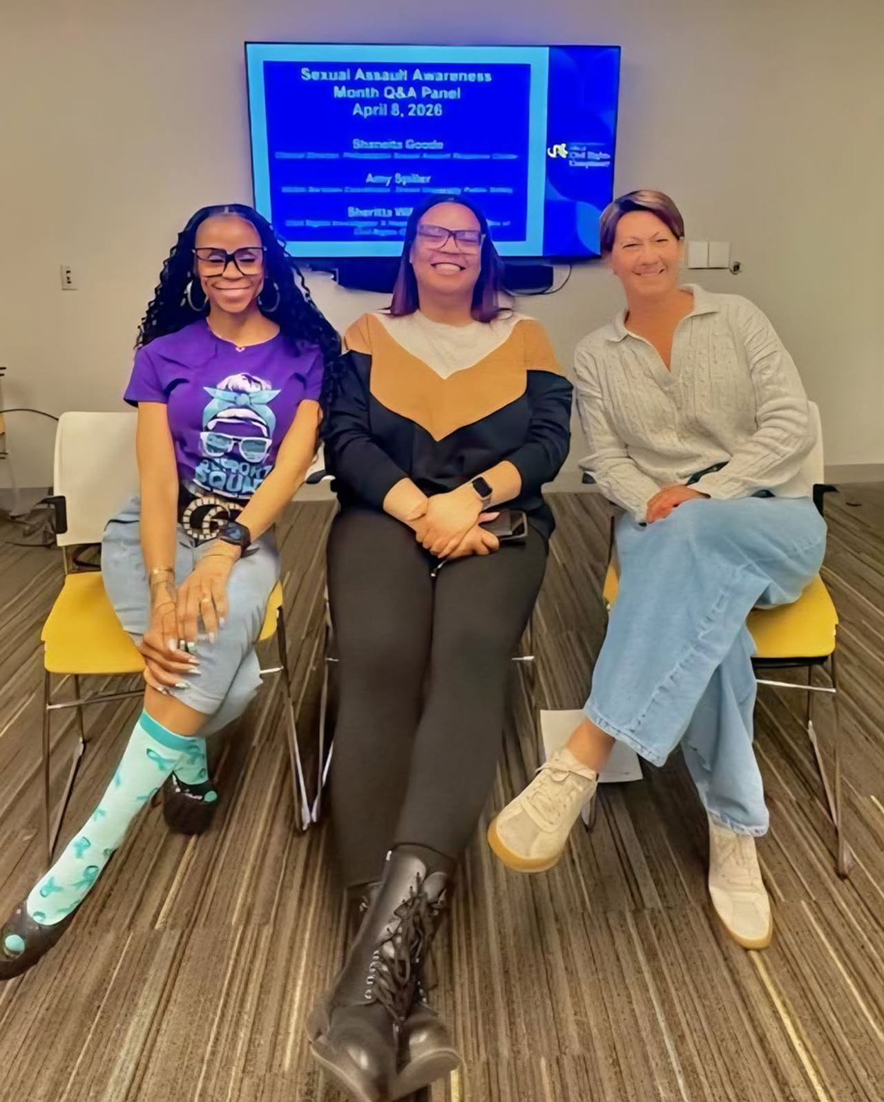 Shaneita Good, PSARC; Sheritta Wilkerson CRC; Amy Spiller DU