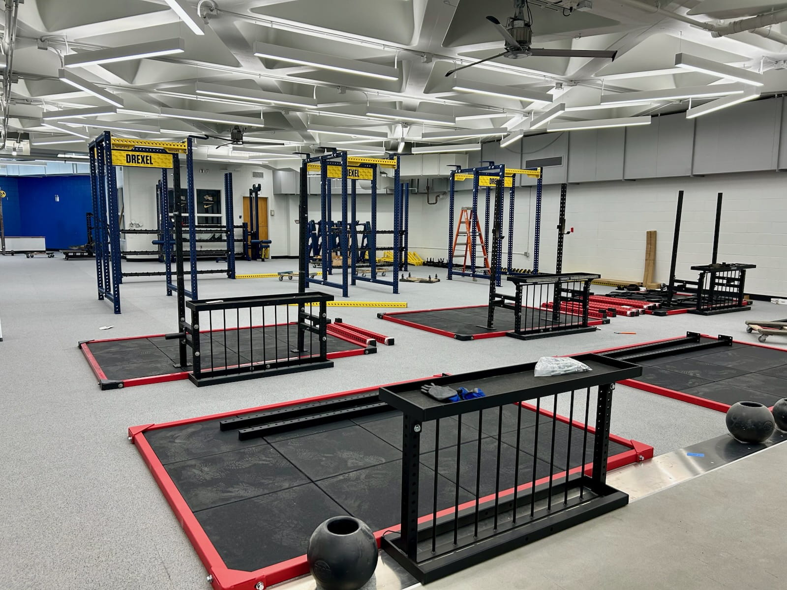 Renovated weight room