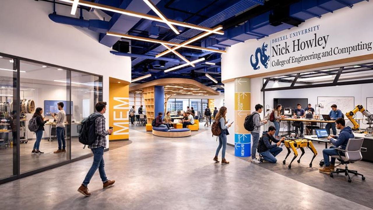 Howley Family Immersive Learning Center interior rendering