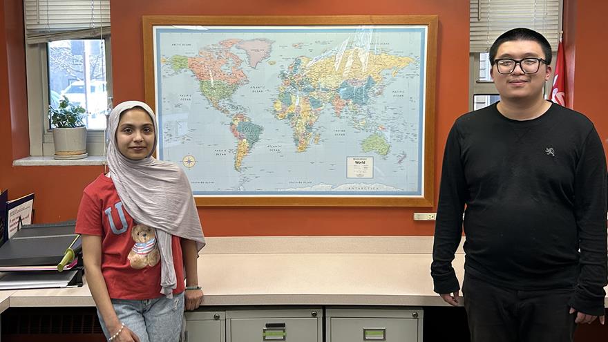 Nafisa Khan and Wen Liu.