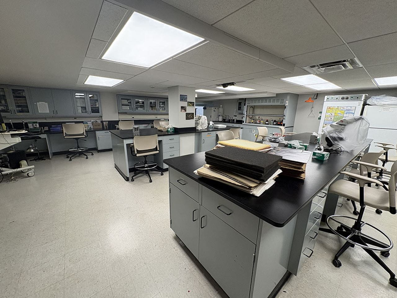 A basic sciences laboratory established at the Academy for Drexel courses taught on-site.