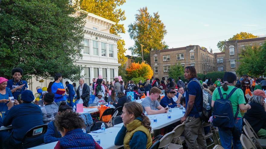 Outdoor Community Dinner
