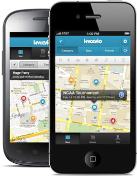 Image of Involvio on the iPhone and the Android phone