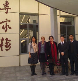 Drexel representatives from a previous trip to Nankai University