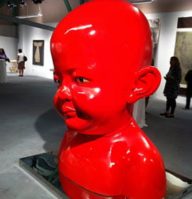 Sculpture by artist Jiang Jie