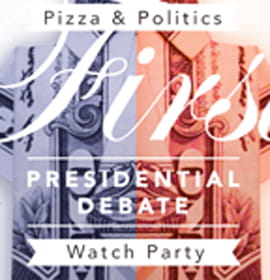 Pizza and Politics Debate Watch Party