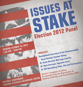 Issues at Stake: Election Panel at Drexel
