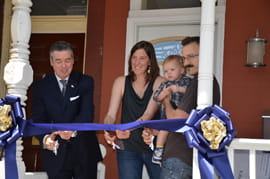 Home purchase assistance program ribbon cutting