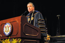 President Fry Commencement 2012