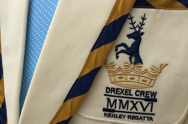 The 2016 Drexel Crew Royal Henley Regatta blazer.