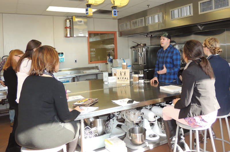 Jon Adams of Rival Bros presented a coffee tasting and discussion at the 2014 Philly Chef Conference.