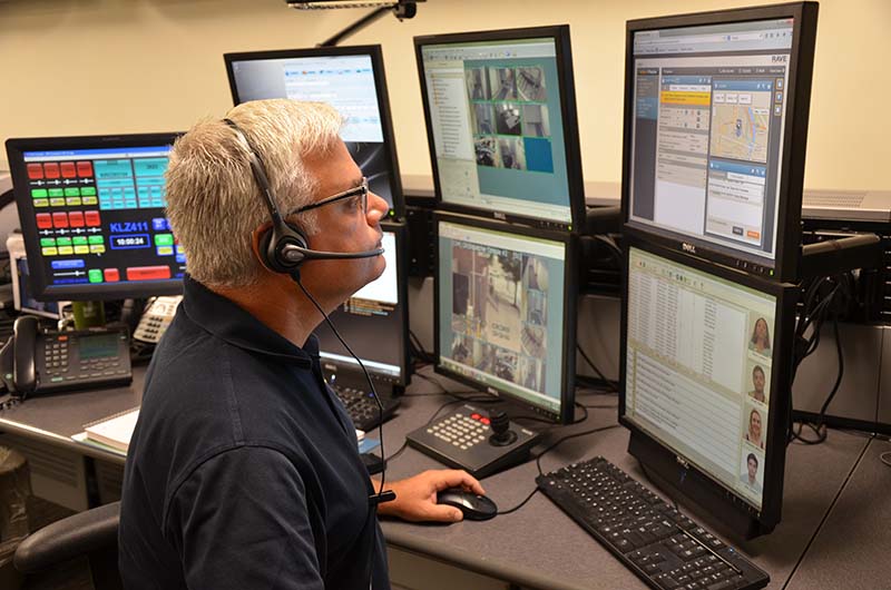 Department of Public Safety dispatcher Morgan Meehan, one of several individuals on the receiving end of your Drexel Guardian service, can use the information you share through the app to help assist you in an emergency.