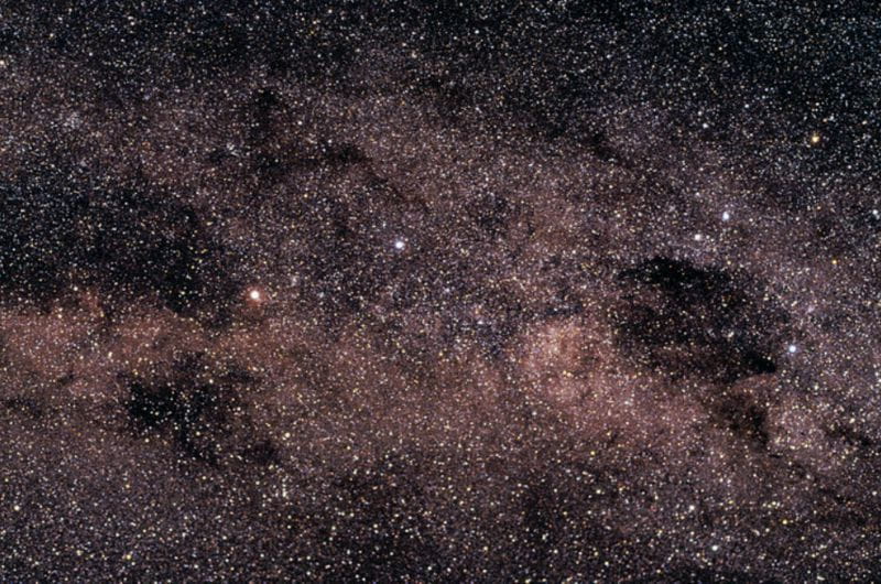 Alpha Centauri is the bright yellowish star seen at the middle left, one of the "Pointers" to the star at the top of the Southern Cross. Photo courtesy Claus Madsen (ESO),