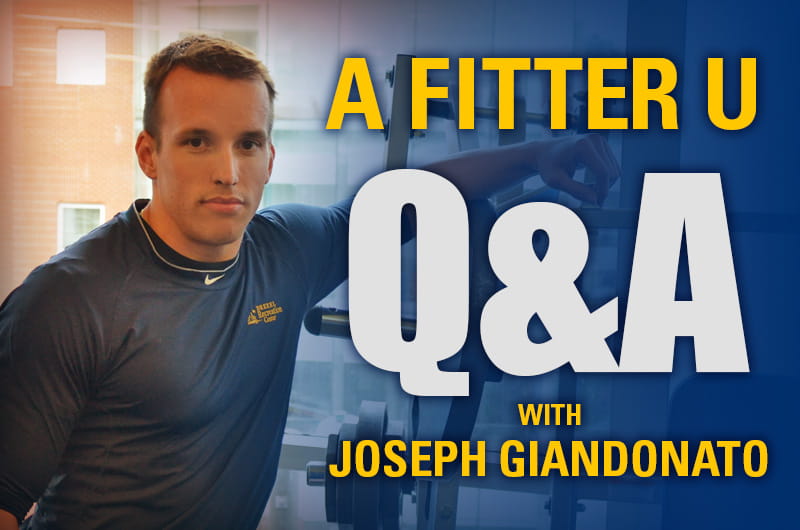 Logo for A Fitter U Q&A with Joseph Giandonato.