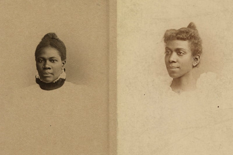 WMCP Class of 1897 graduates Eliza Grier, MD, left, and Matilda Evans, MD, the first African-American women to become physicians in Georgia and South Carolina, respectively. Photos courtesy Legacy Center Archives, Drexel College of Medicine.