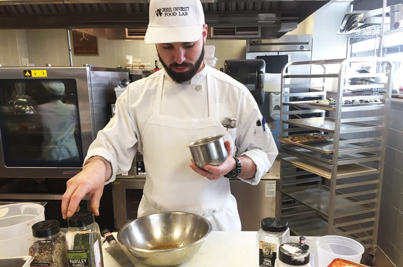 Students will create dishes using a new flour created from vegetable by-product. 