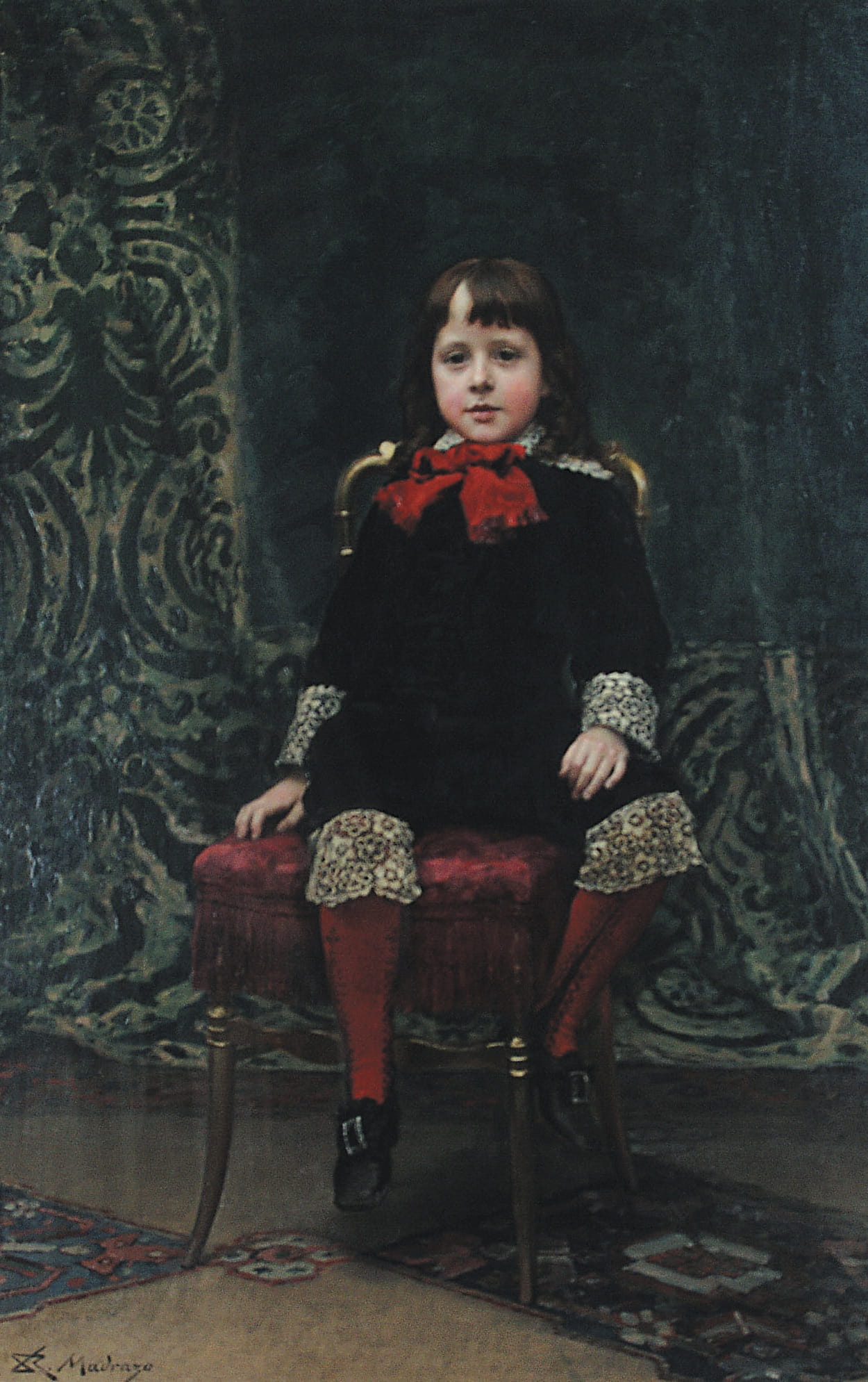 This portrait of the founder's youngest son George W. Childs Drexel was completed by Spanish painter Raimundo de Madrazo y Garreta in 1874 and was part of the founder's personal art collection displayed in his home. Photo courtesy The Drexel Collection.