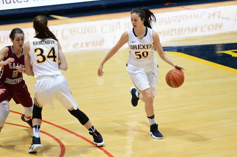 Drexel women's basketball player Ana Ferariu.