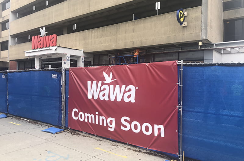 The exterior of the new Wawa location at Drexel University as photographed on Sept. 14.