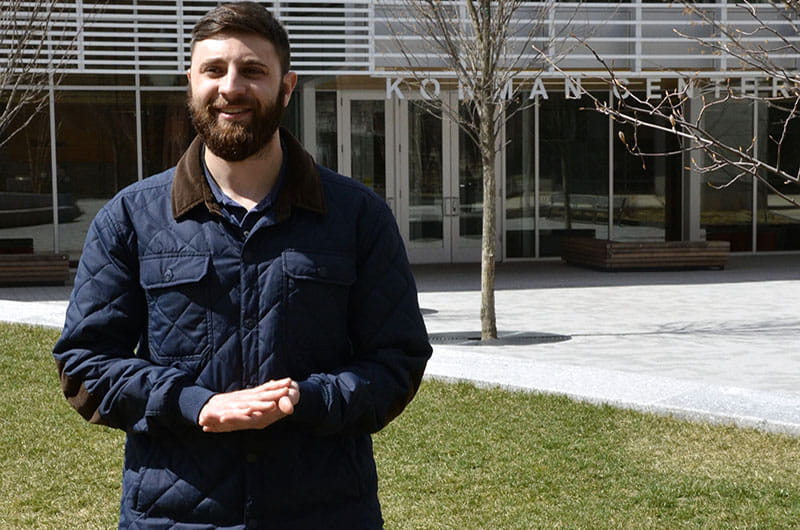 Integrated biomedical engineering and business graduate student Adam Eichen had been looking for a job for years before coming to Drexel, and found that the graduate co-op program helped open industry doors that were once closed to him. 