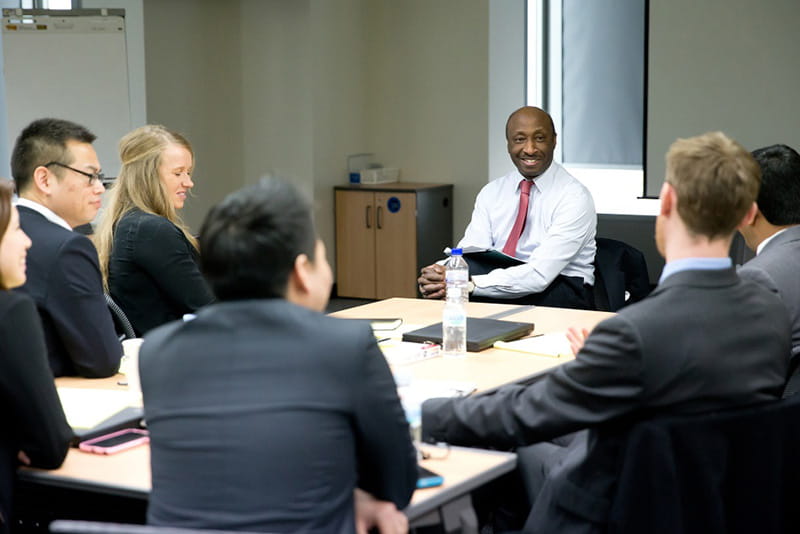 Merck CEO and Chairman Ken Frazier and his employees.