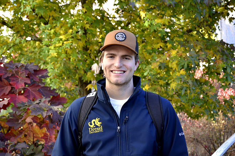Mark Ryan, a second-year civil engineering student at Drexel University.