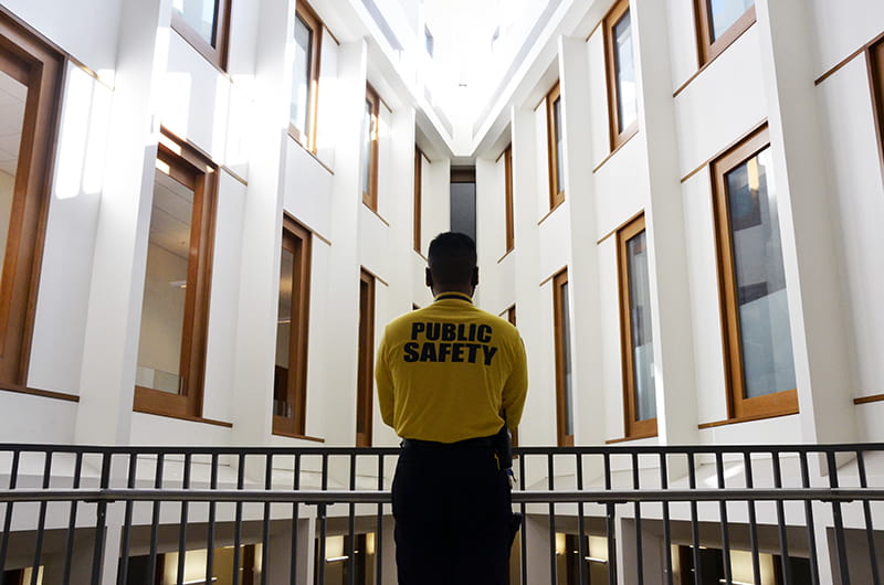 As a health ambassador for Drexel University, Raymond Sarem keeps vigilant over each of the nooks and crannies of the 11-story Gerri C. Lebow Hall, particularly on the four floors where classes take place.