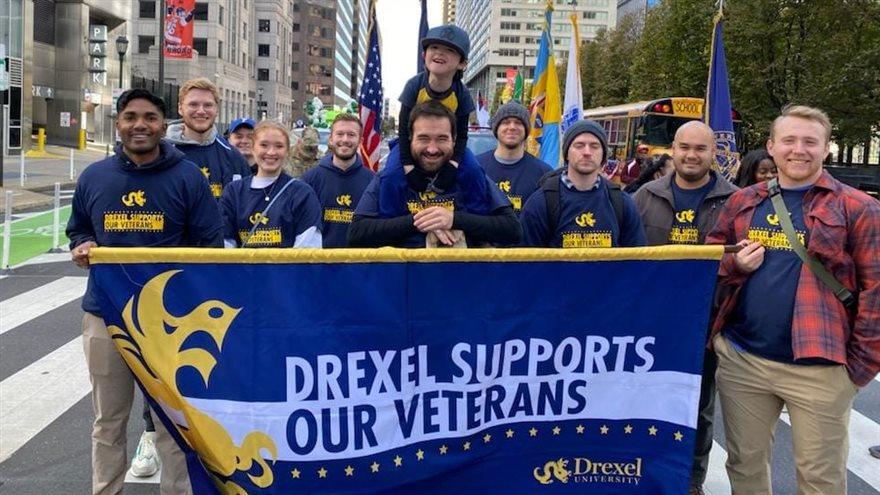 Veterans Day Parade with Drexel Veterans Association