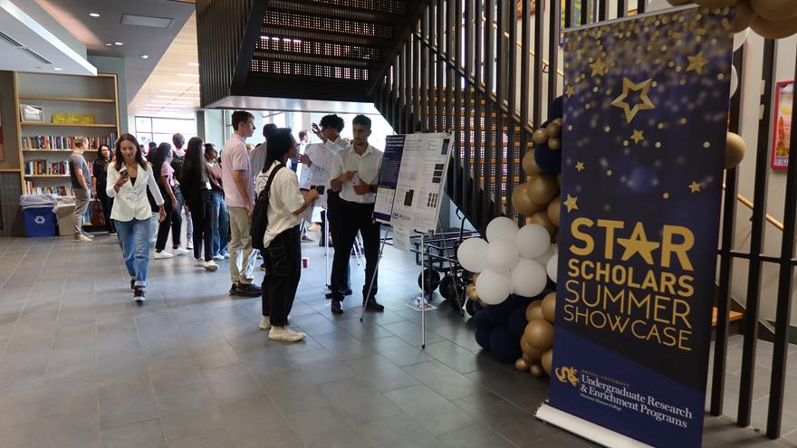 Students at the STAR showcase