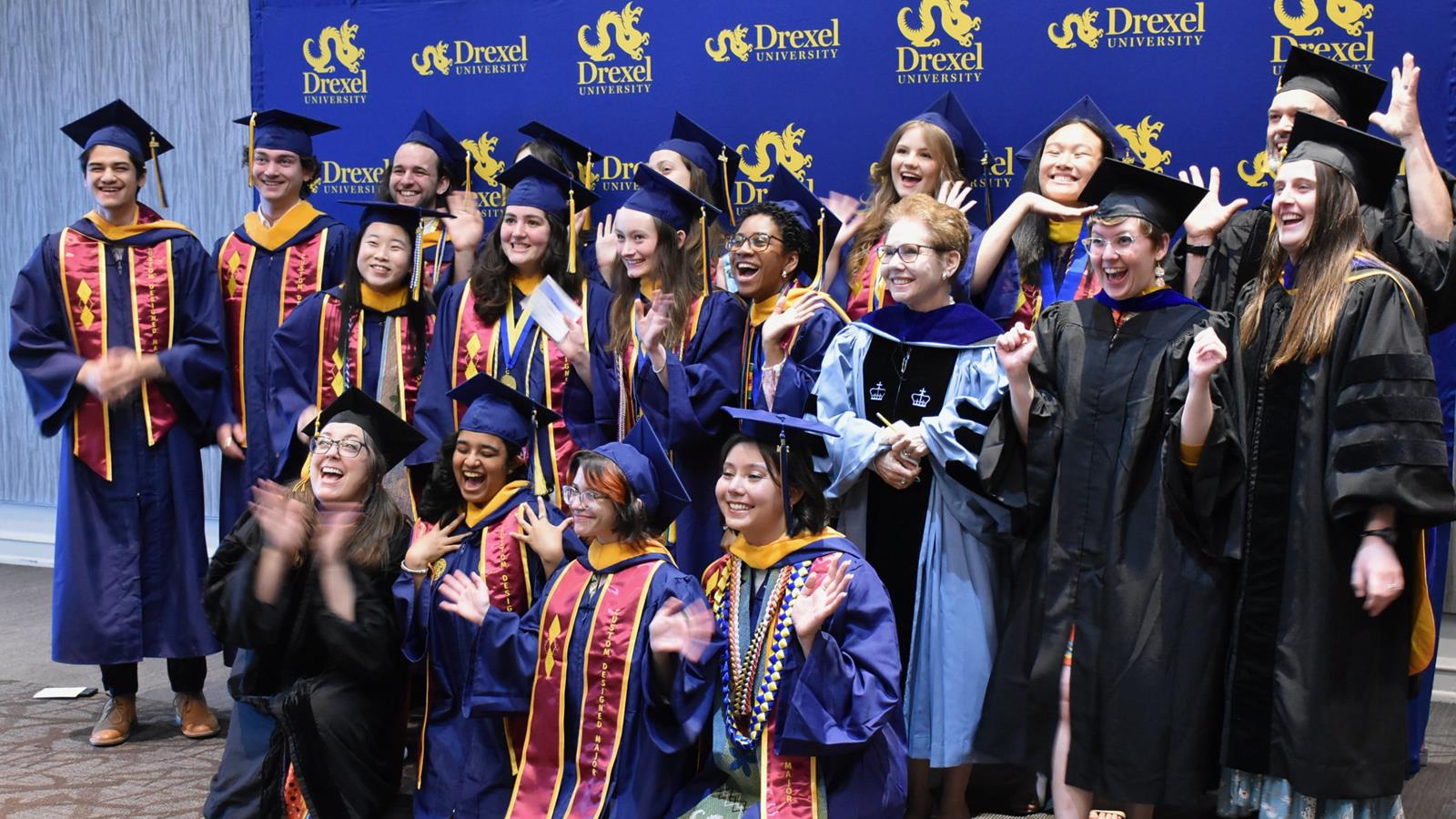 Group photo of a graduating class of Custom-Designed Majors