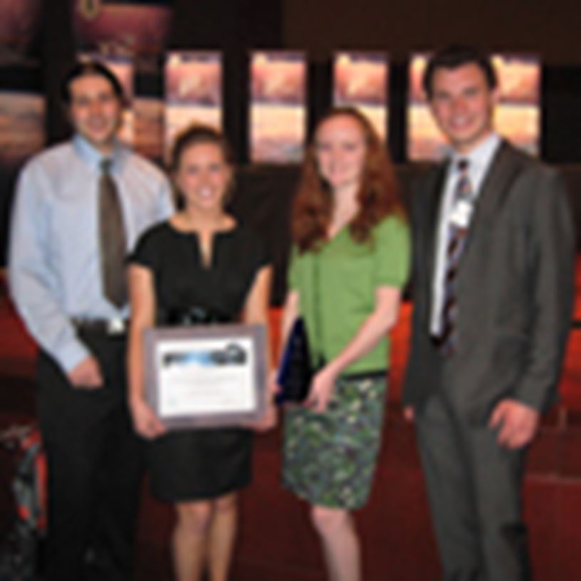 Drexel University’s P3 team: Sarah Byrnes, Eric Eisele, Daniel Pugh, Courtney Reid, and Charlie Woods